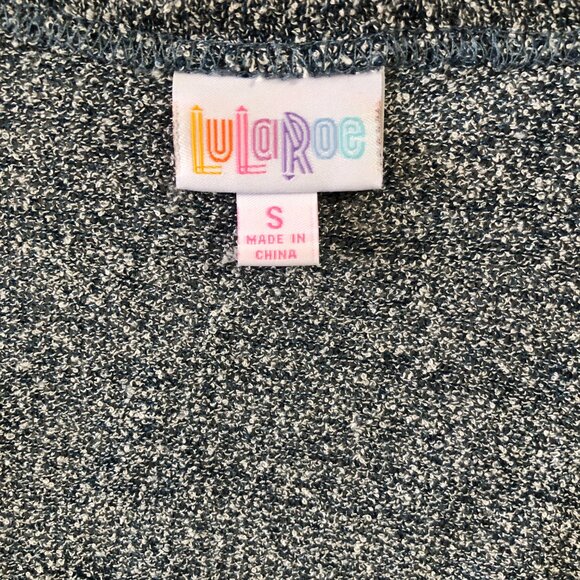 LulaRoe Womens S Navy Blue White Joy Duster Vest - Picture 5 of 7